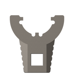 Real Avid Master-Fit Thin Castle Nut Wrench - Titanium/Stainless Steel for AR-Platform