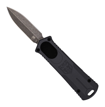 CobraTec Knives 952 Gen II Dagger OTF 2 in D2 Steel Black Aluminum Handle