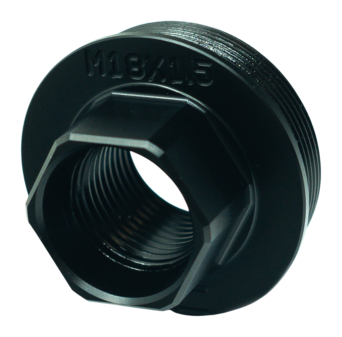 Faxon Firearms Stainless Steel Direct Thread to Hub Adapter - M18x1.5