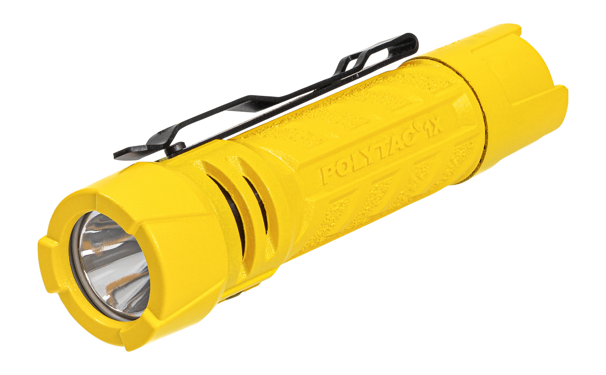 Streamlight PolyTac 1X USB 500 Lumens White LED 4.71" Yellow Polymer Flashlight