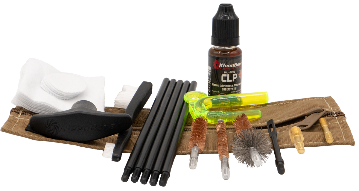 Kleen-Bore Compact Military/LE Rifle Tactical Cleaning Kit 5.56/9mm