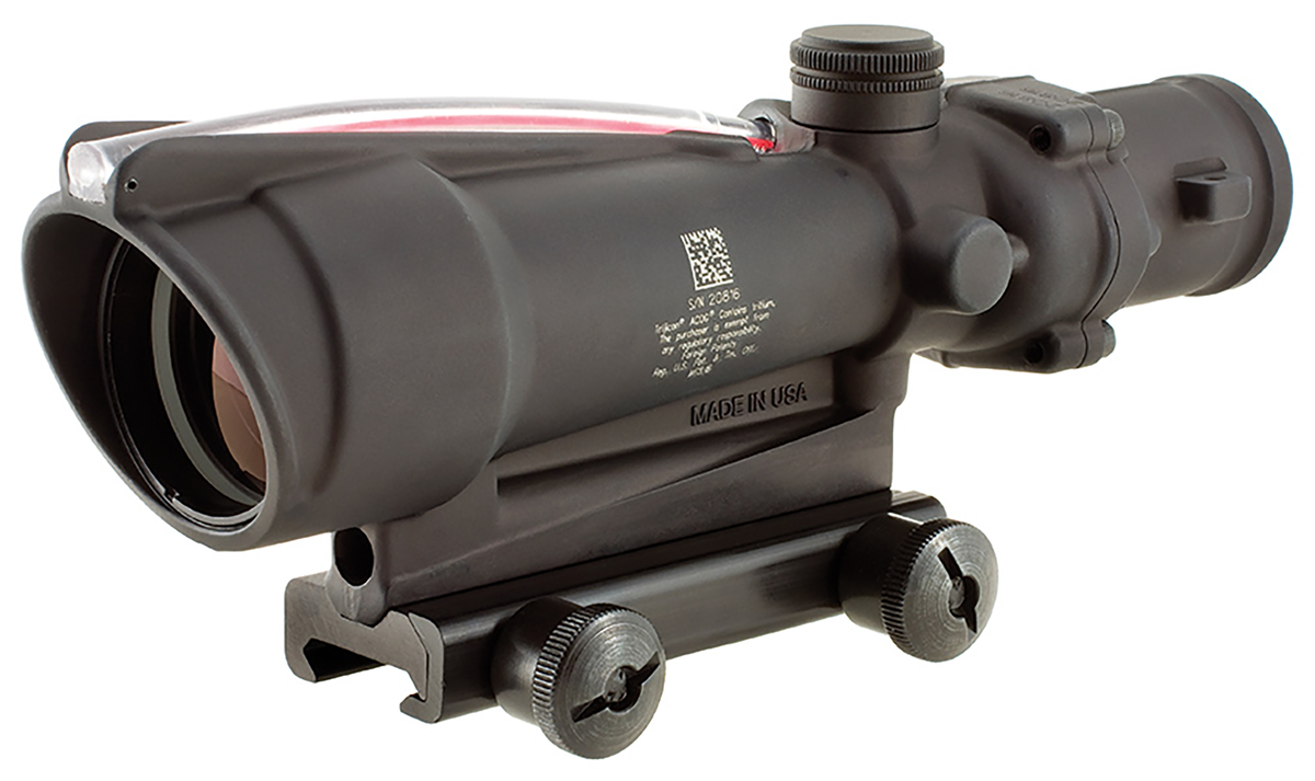 Trijicon 100145 ACOG 3.5x35mm Illuminated Red Chevron .223/5.56 BDC Riflescope - Matte Black
