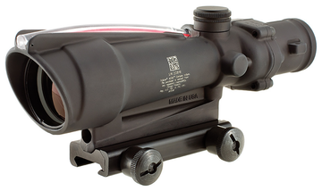 Trijicon 100145 ACOG 3.5x35mm Illuminated Red Chevron .223/5.56 BDC Riflescope - Matte Black