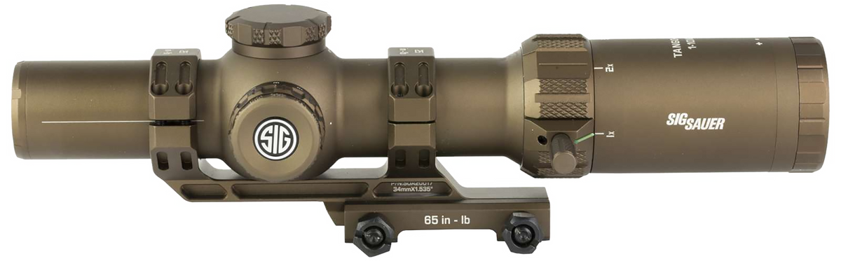 Sig Sauer Electro-Optics Tango-MSR 1-10x26mm 34mm Tube FFP Riflescope - Coyote Tan