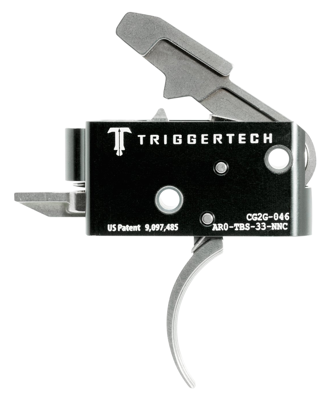 TriggerTech Competitive Primary AR-15 3.5 lb Two-Stage Curved Trigger - Right Hand