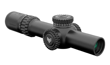 Swampfox Optics Warhorse 1-6x24mm 34mm Tube FFP LPVO Riflescope - Green MOA Reticle