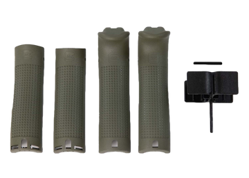 Glock 39841 Backstrap/Beavertail Set Battlefield Green Polymer - G17/G22 Gen 4