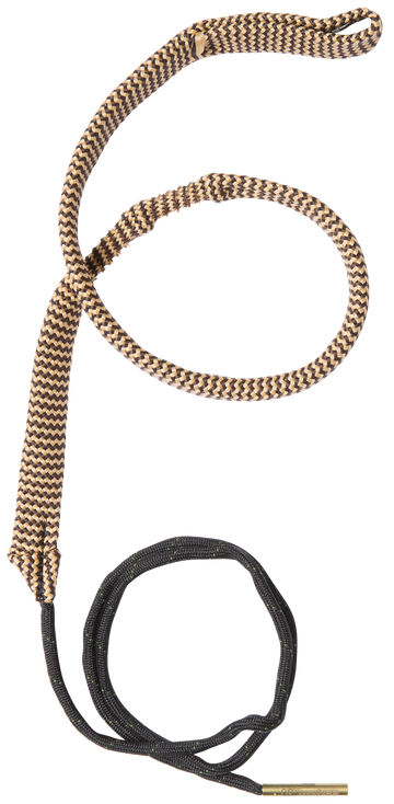 Hoppes BoreSnake Den 30/32 Cal Pistol Bore Cleaner Rope - Bronze Bristle