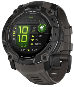 Garmin Instinct 3 AMOLED 50mm GPS Smartwatch - Black/Charcoal
