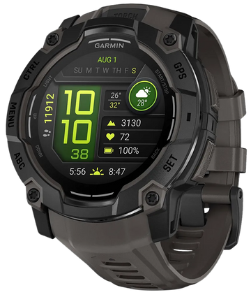 Garmin Instinct 3 AMOLED 50mm GPS Smartwatch - Black/Charcoal
