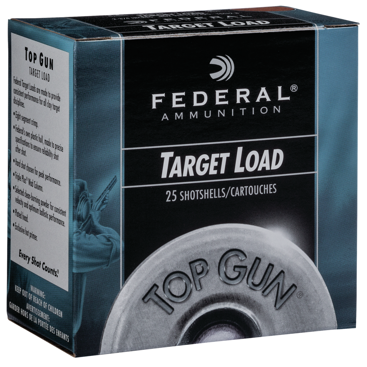 Federal Top Gun 12 Gauge 2.75" 1 oz #7.5 Shot 25 Rd - Box or Case