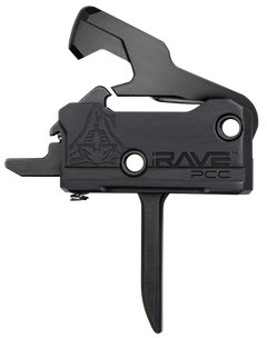 Rise Armament Rave PCC AR-9 Flat Trigger 3.50 lbs Single-Stage - Black Nitride