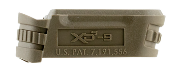 Springfield Armory XD-S Backstrap Magazine Sleeve 9mm Luger Flat Dark Earth Polymer - #1 Backstrap / 3.3" Barrel