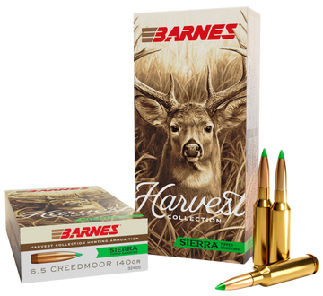 Barnes Bullets Harvest 6.5 Creedmoor 140gr Sierra Tipped GameKing - Box or Case