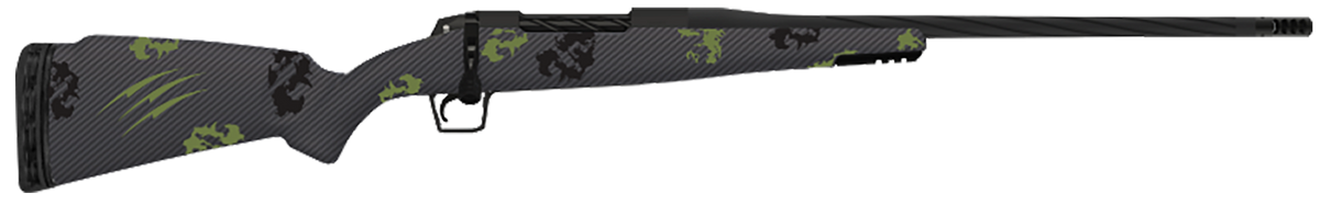 Fierce Firearms Twisted Rogue 7mm PRC 24" 3+1 Bolt-Action Rifle - Black Cerakote / Forest Camo