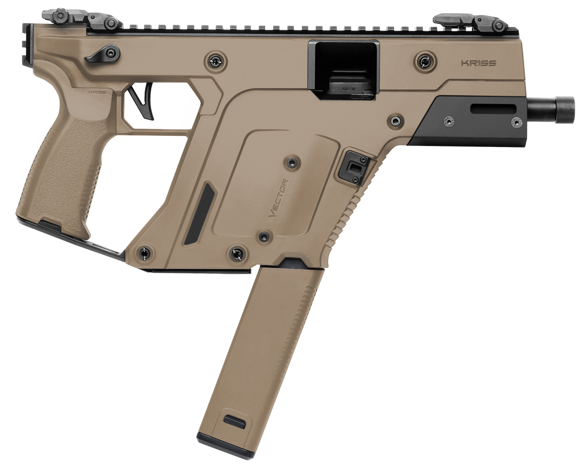 Kriss USA Vector SDP Gen3 10mm Auto 5.5" 33+1 Semi-Auto Pistol - FDE