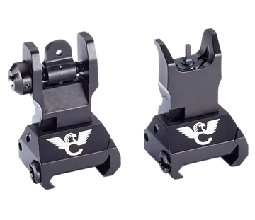 Wilson Combat TR-BUS Backup Sight Set AR-15/AR-10 Rail Mount Folding Aluminum