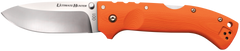Cold Steel Ultimate Hunter 3.5" Folding Drop Point Plain S35VN Orange G10 Handle