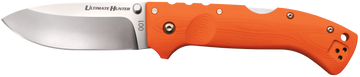 Cold Steel Ultimate Hunter 3.5" Folding Drop Point Plain S35VN Orange G10 Handle