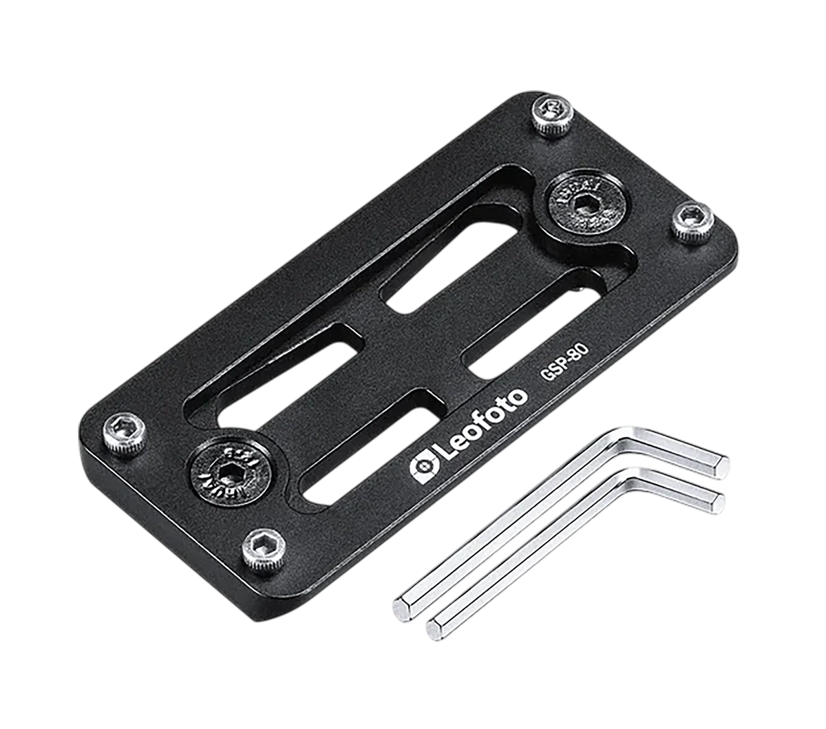 Leofoto GSP-80 M-LOK to Arca-Swiss QR Plate Adapter - 80mm Aluminum