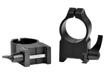 Warne 203LM Maxima 1" Extra High Quick Detach Steel Scope Rings - Matte Black