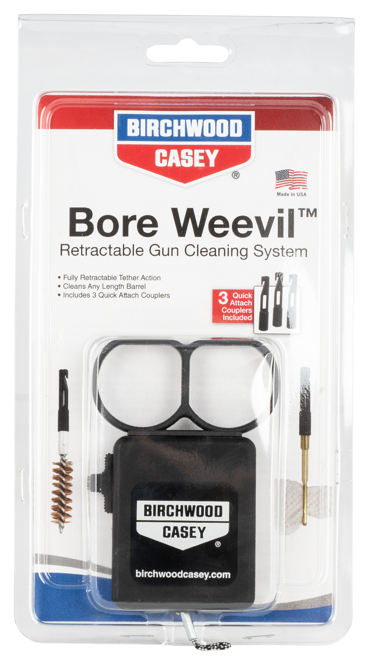 Birchwood Casey Bore Weevil Retractable Cleaning System 8-32