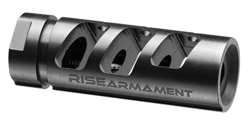 Rise Armament RA-701 Compensator 5.56x45mm NATO 1/2x28 2.5" Black Nitride