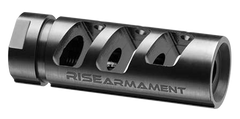 Rise Armament RA-701 Compensator 5.56x45mm NATO 1/2x28 2.5" Black Nitride