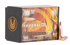 Federal Fusion Component 7mm .284 175gr Fusion Soft Point - 100/Box