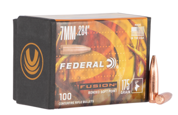 Federal Fusion Component 7mm .284 175gr Fusion Soft Point - 100/Box