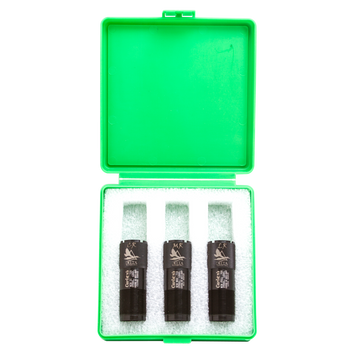 Carlsons Delta Waterfowl Extended Choke Tube Set 12 Gauge Invector Close/Mid/Long Range 17-4 Stainless Steel Black - 3 Pack