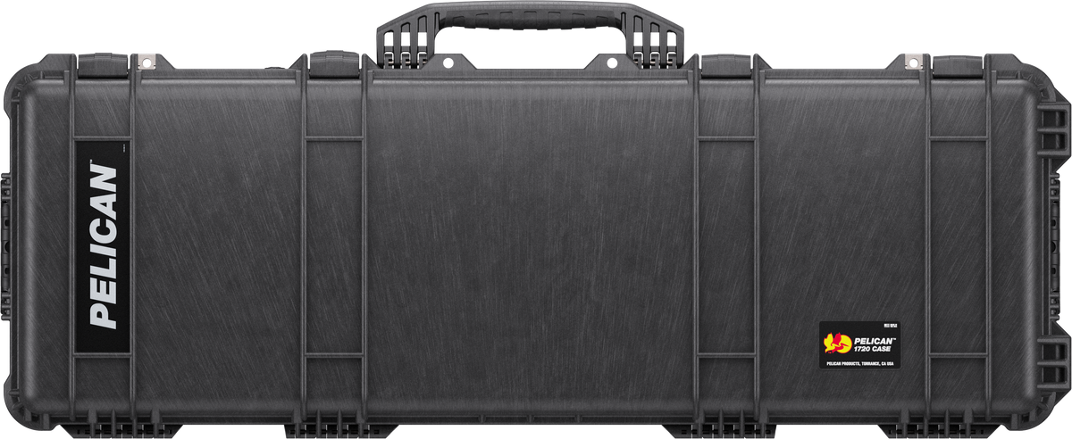 Pelican 1750 Protector Long Case 41.80" Black Polypropylene w/Foam & Wheels
