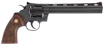 Colt Mfg Python 357 Mag 8" 6-Shot DA/SA Revolver - Blued Wood Grip