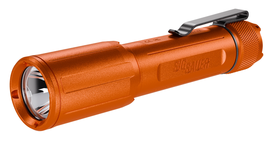 Sig Sauer Electro-Optics Foxtrot EDC Full Size 1350 Lumen Rechargeable Handheld Flashlight - Orange
