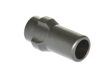 Griffin Armament 3-Lug Adapter 9mm Luger 1/2"-28 17-4 Stainless Steel - Black Melonite QPQ