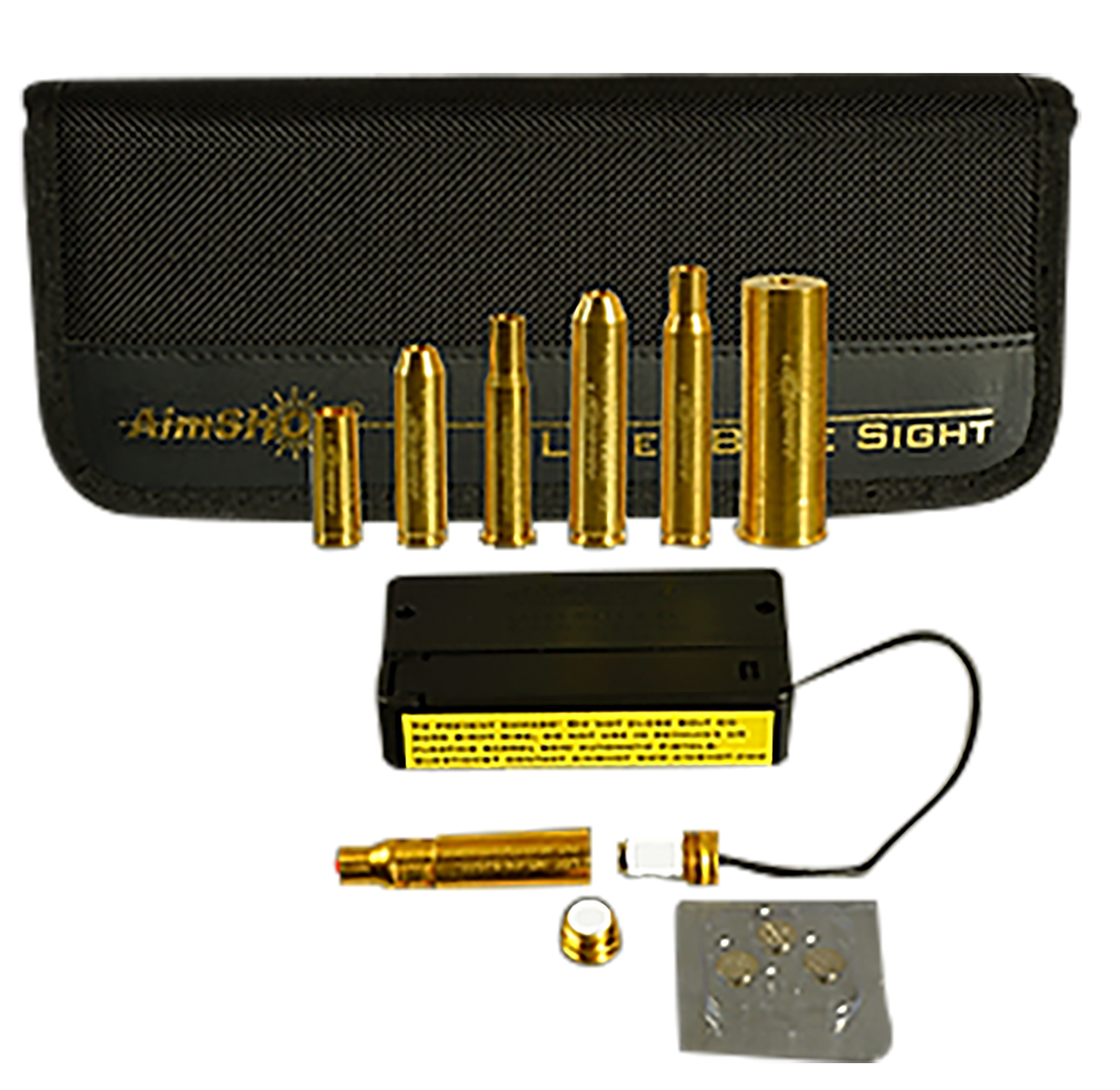 AimShot KTRIFLE Boresight Rifle Kit Laser Universal 6-Arbor Brass