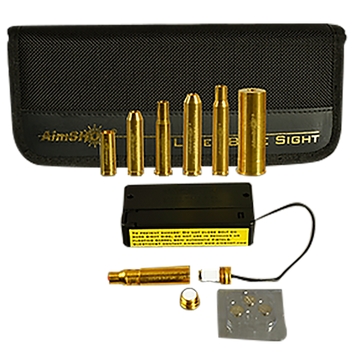 AimShot KTRIFLE Boresight Rifle Kit Laser Universal 6-Arbor Brass