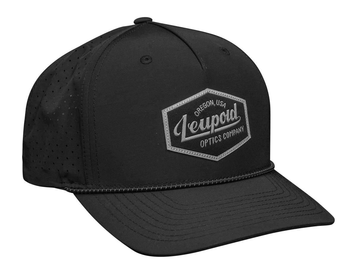 Leupold Optics Co. Performance Hat Black OSFA Snap-Back