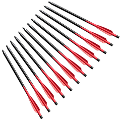 Barnett Outdoors Hyperbolt 7" 3 Fletch Carbon Crossbow Bolts - 12 Pack