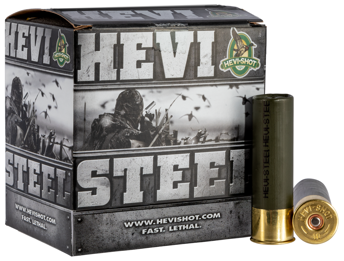 Hevishot HEVI-Steel 12 Gauge 3.5" 1-3/8 oz 4 Shot 1550 fps - Box or Case