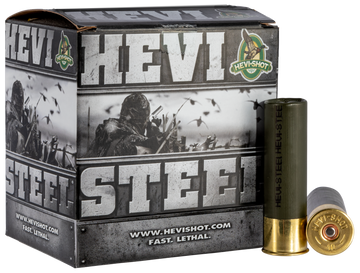 Hevishot HEVI-Steel 12 Gauge 3.5" 1-3/8 oz 4 Shot 1550 fps - Box or Case