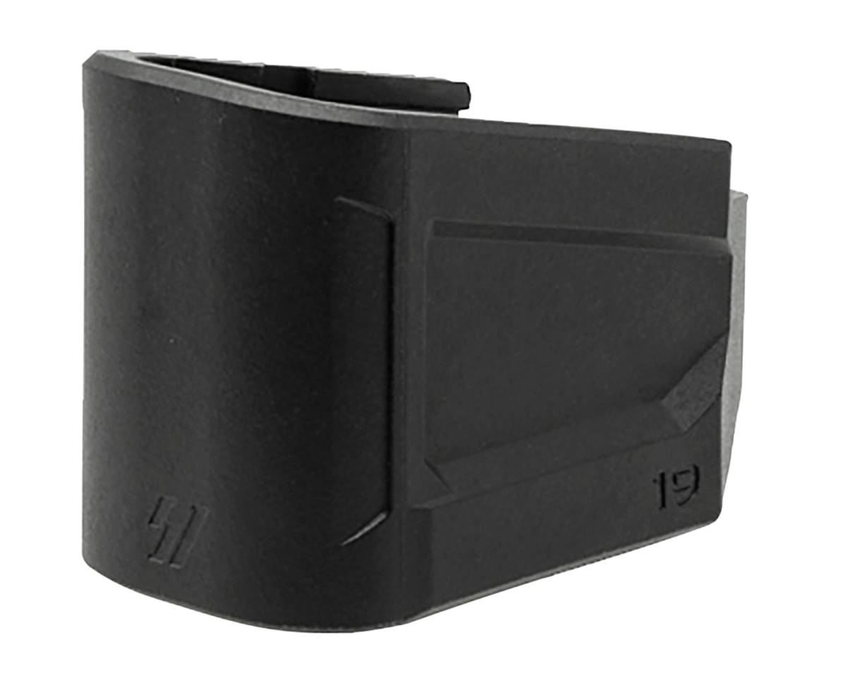 Strike Industries EMPG19 Enhanced Magazine Plate +5 9mm Luger Glock 19 Black Polymer