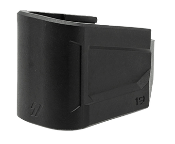 Strike Industries EMPG19 Enhanced Magazine Plate +5 9mm Luger Glock 19 Black Polymer