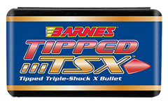 Barnes Bullets Tipped TSX 7mm 150gr Boat Tail Reloading Bullets - 50/Box