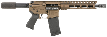 Diamondback DB15 5.56x45mm NATO 10" 30+1 Semi-Auto Pistol - Midnight Bronze