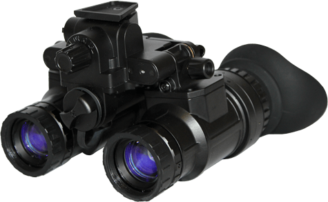 ATN PS31-2 BNVD Night Vision Goggles 1x 18mm Gen 2+ Green Phosphor - Matte Black