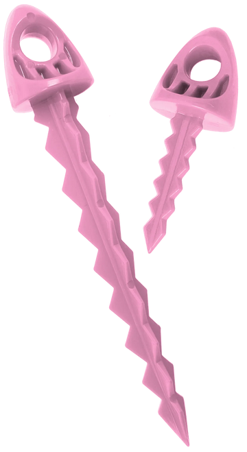 Targettack TargetTack 1"/3" Pink Polycarbonate Target Tacks - 12 Pack Variety