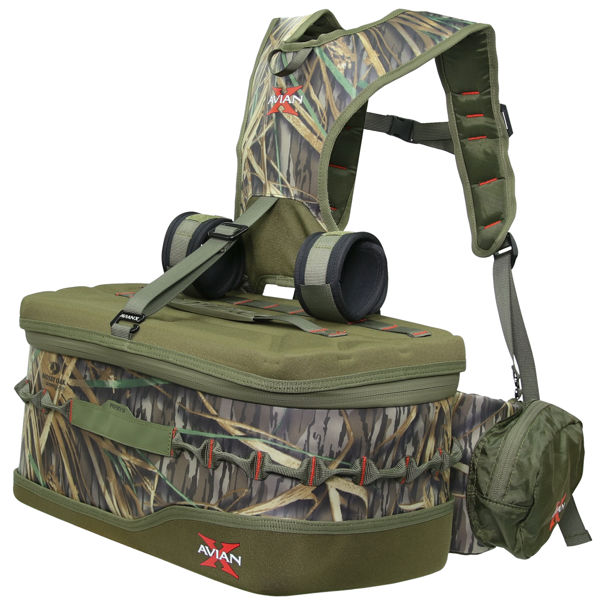 Avian X Floating Lumbar Blind Bag - Mossy Oak Shadowgrass