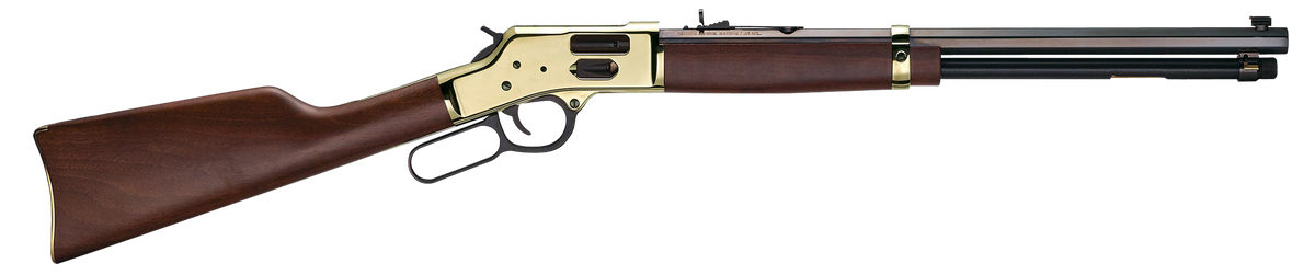 Henry Big Boy Brass Side Gate 357 Mag/38 Special 20" 10+1 Lever Action Rifle - American Walnut, Octagon Barrel