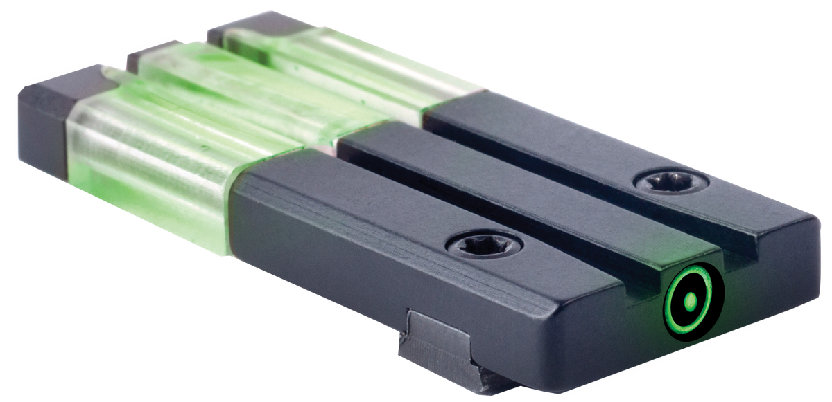 Meprolight FT Bullseye Rear Sight Green Tritium/Fiber Optic Black Frame for Springfield XD/XDM/Hellcat